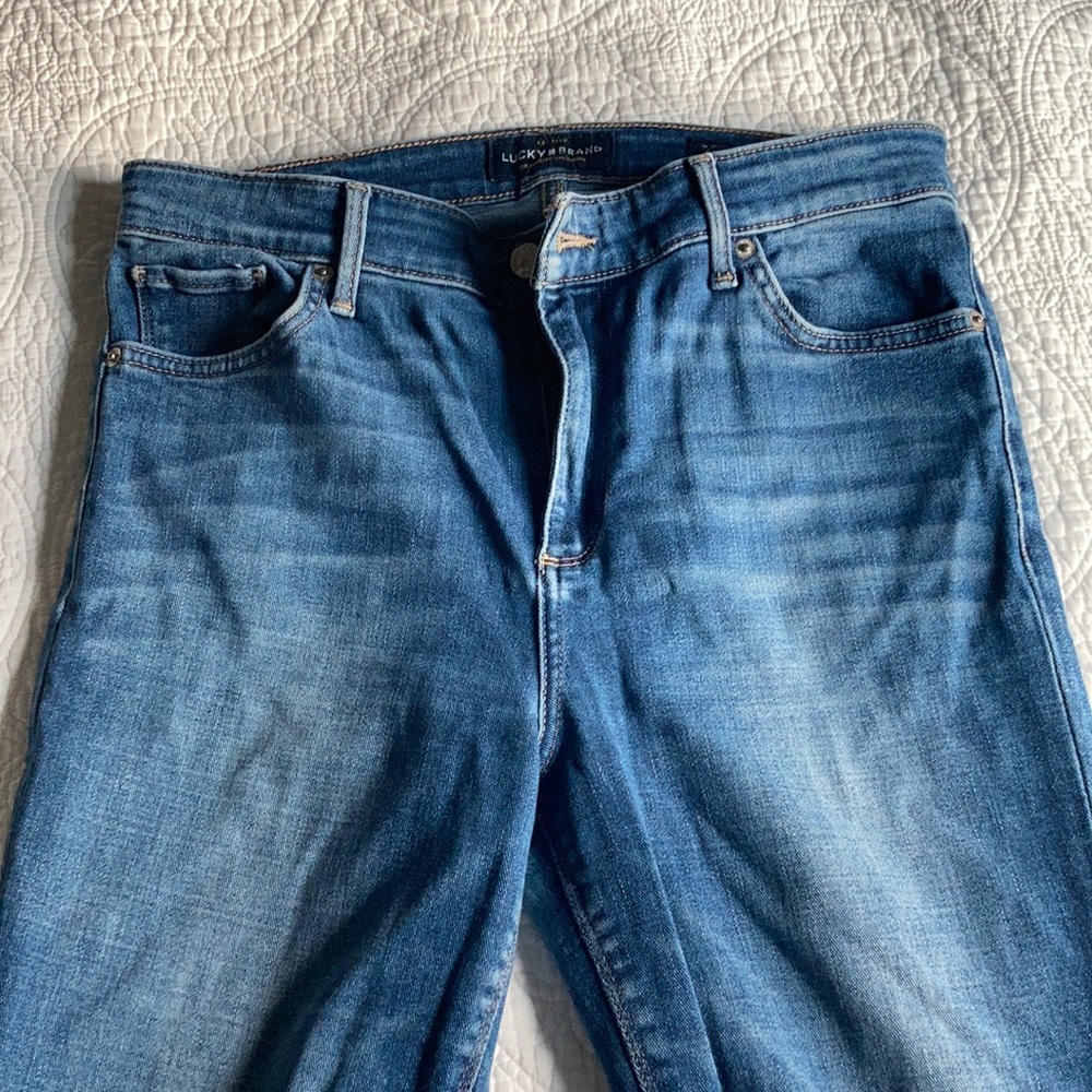 Lucky Brand Bridgette Skinny jeans - slightly distressed blue